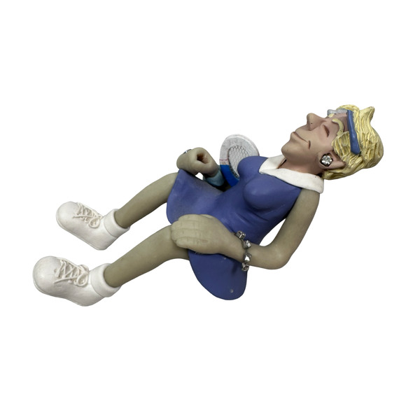 Diana Manning Family of Friends Lady Tennis Player Shelf Sitters Limited Edition - Picture 2 of 9